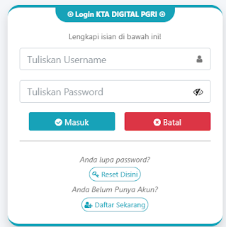 Register PGRI Ngaliyan - Persatuan Guru Republik Indonesia Cabang Ngaliyan